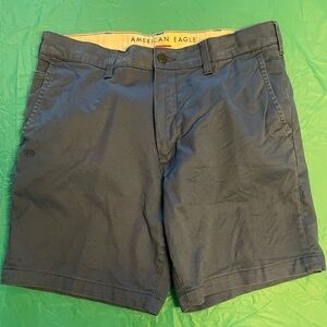 American Eagle Blue Khaki Shorts